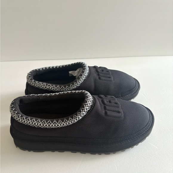 UGG Tasman Ballistic Black  1112693 Men's Winter Slippers Shoes Size 7 EUC - Picture 13 of 16